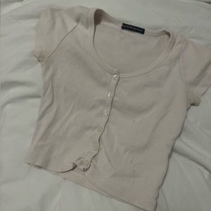 Pink and white brandy top really cute